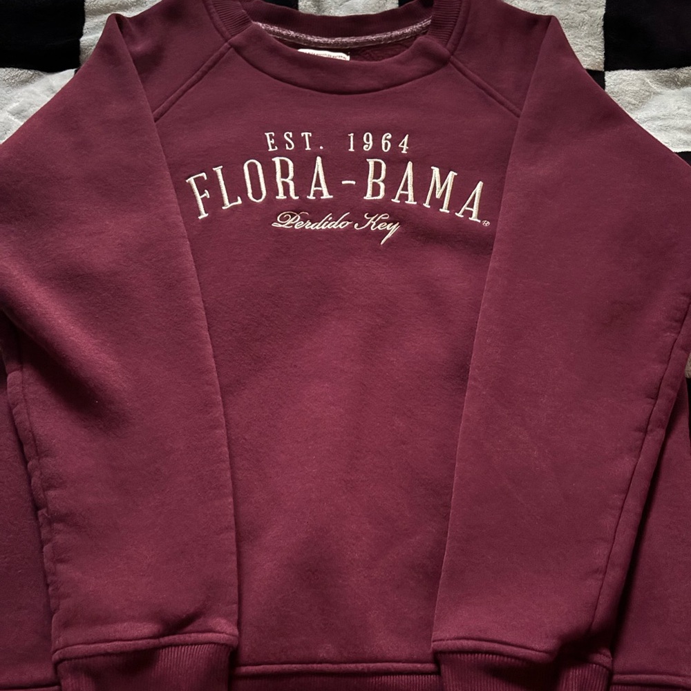 Flora-Bama Florida Maroon Sweatshirt